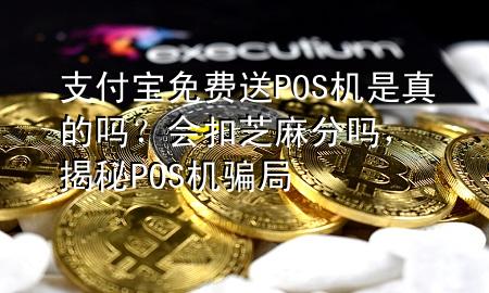 支付宝免费送POS机是真的吗?会扣芝麻分吗,揭秘POS机骗局