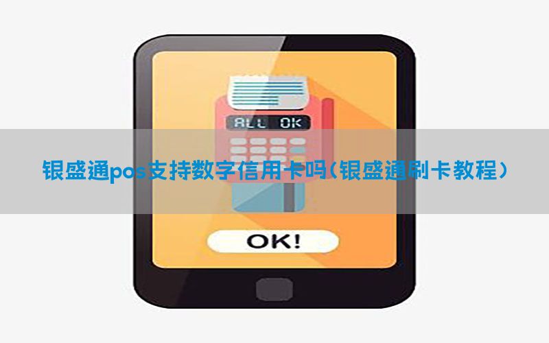 银盛通pos支持数字信用卡吗(银盛通刷卡教程)