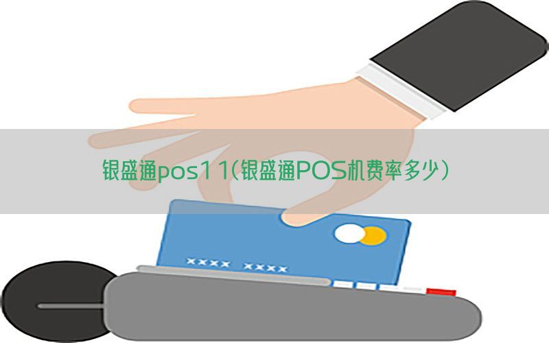 银盛通pos1 1(银盛通POS机费率多少)