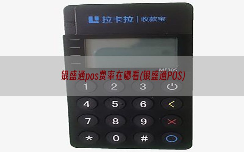 银盛通pos费率在哪看(银盛通POS)