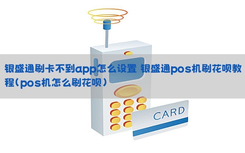 银盛通刷卡不到app怎么设置 银盛通pos机刷花呗教程（pos机怎么刷花呗）