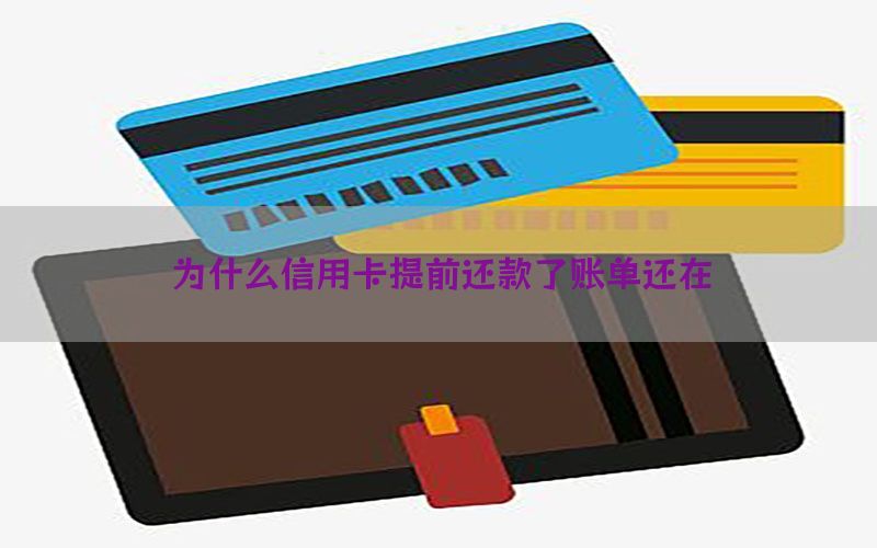 为什么信用卡提前还款了账单还在
